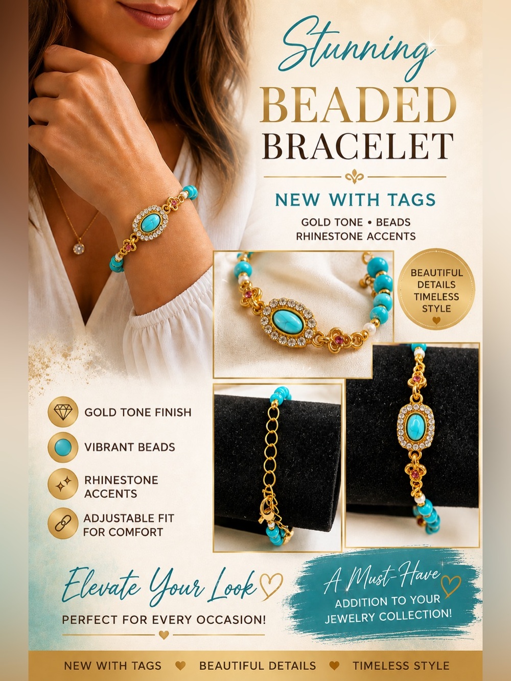 Beaded Bracelet NWT